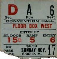 Ticket Stubs